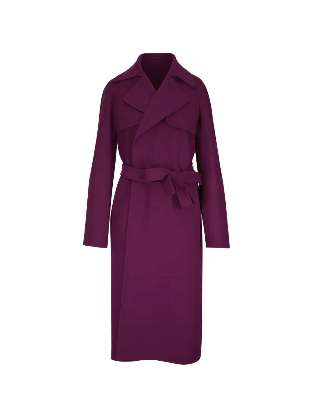 Michael Kors Jennifer Wollmantel mit Gürtel - Violett