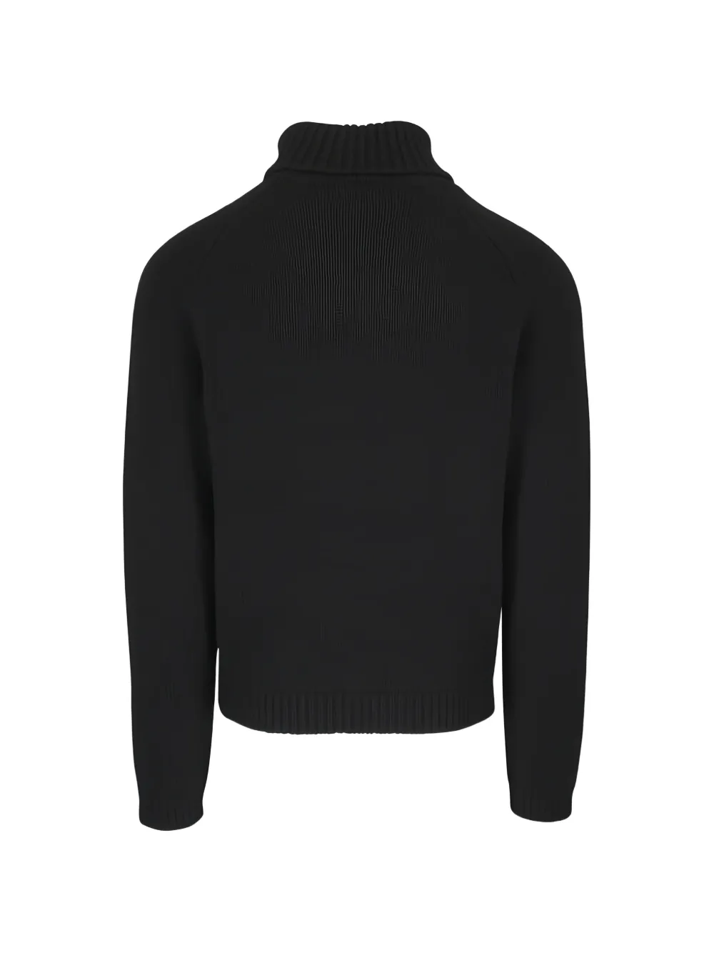 TOM FORD wool cashmere mohair roll neck sweater Zwart