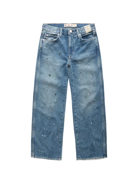 AMO Billie paint-splatter jeans