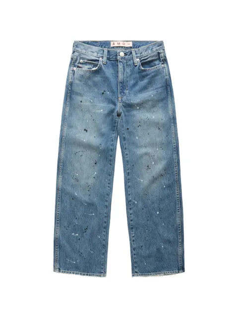 AMO Billie paint-splatter jeans