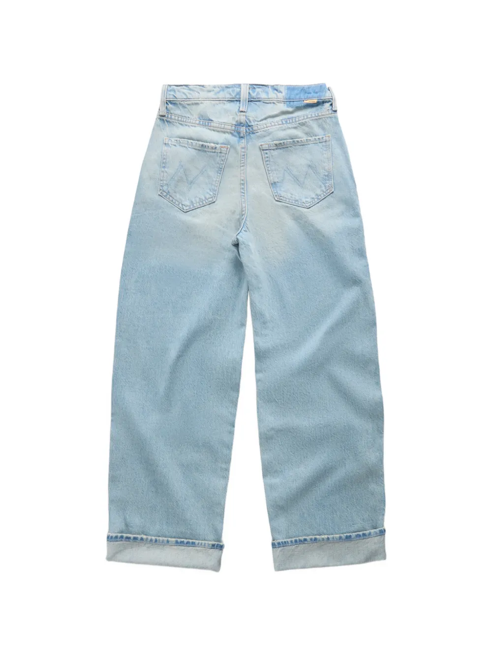 MOTHER The Delinquent jeans met wijde pijpen Blauw