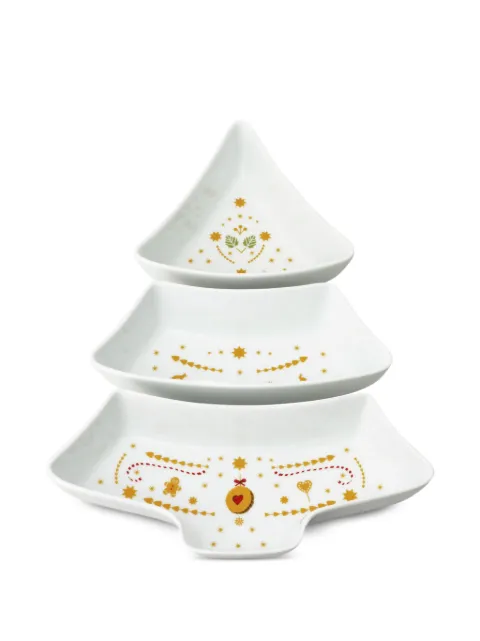 HUTSCHENREUTHER Christmas Love Christmas tree bowls (set of three)