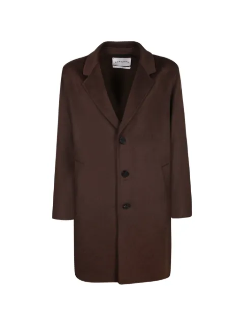AMARANTO  single-breasted notched-lapel coat