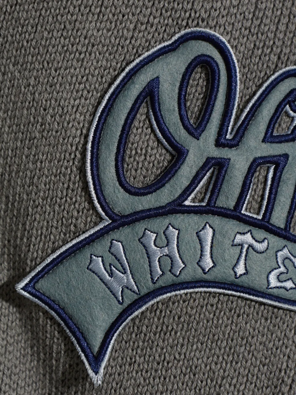 Off-White Vest met logopatch Grijs