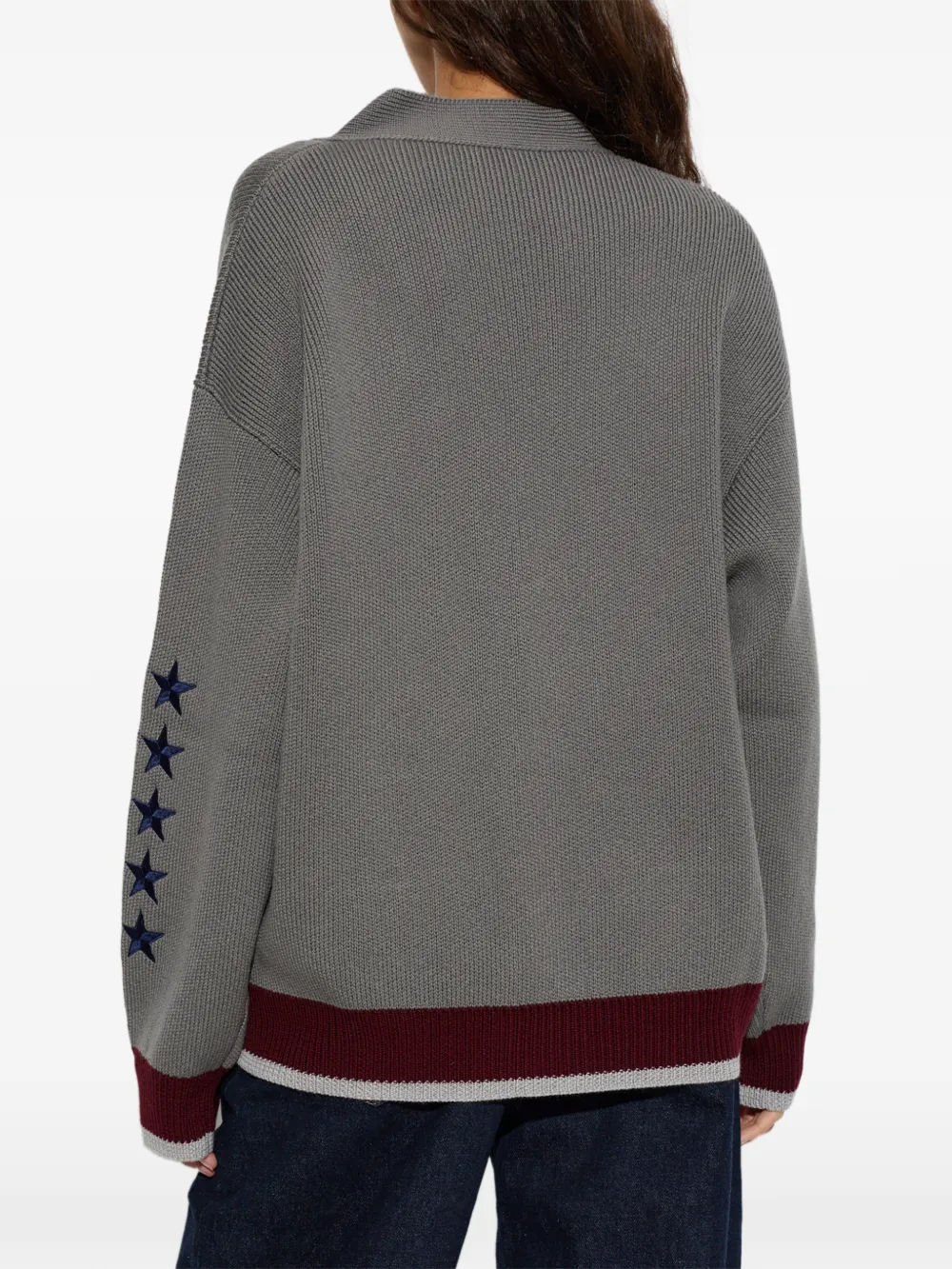 Off-White Vest met logopatch Grijs
