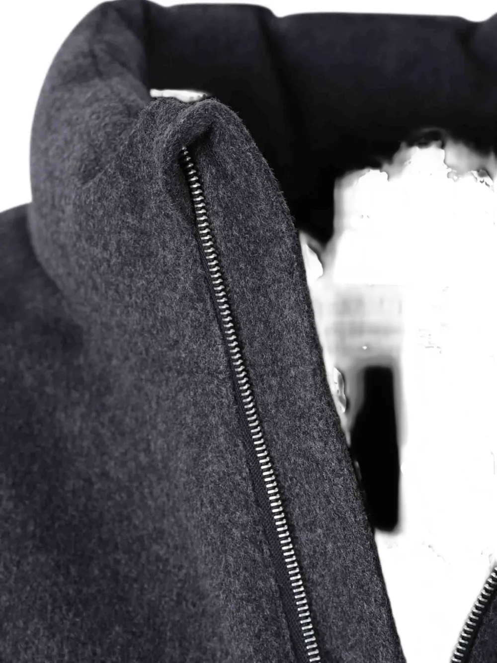 Jil Sander Jack met hoge hals Grijs