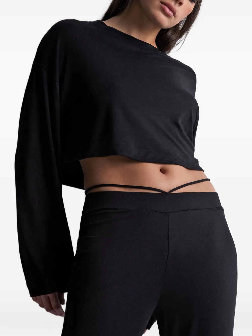 Aubade Night Crush straight broek Zwart