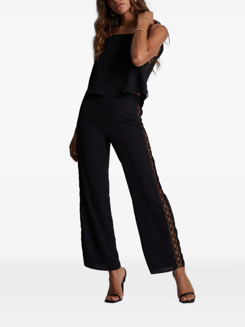 Aubade Made For Heaven pyjamabroek met veters Zwart