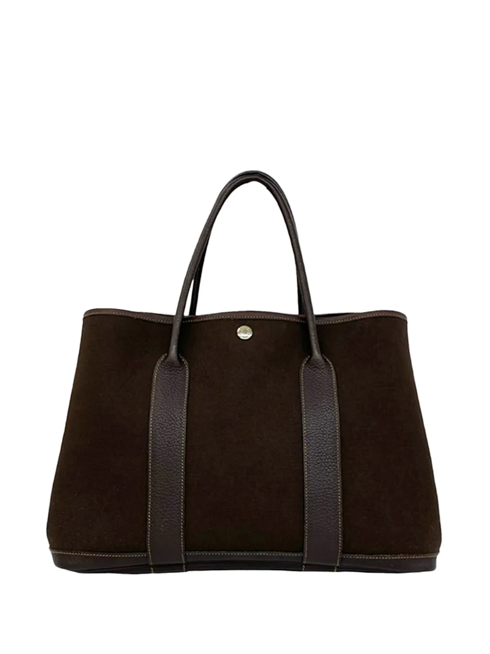 Hermès Pre-Owned 2004 Toile and Negonda Garden Party 36 tote bag - Marrone