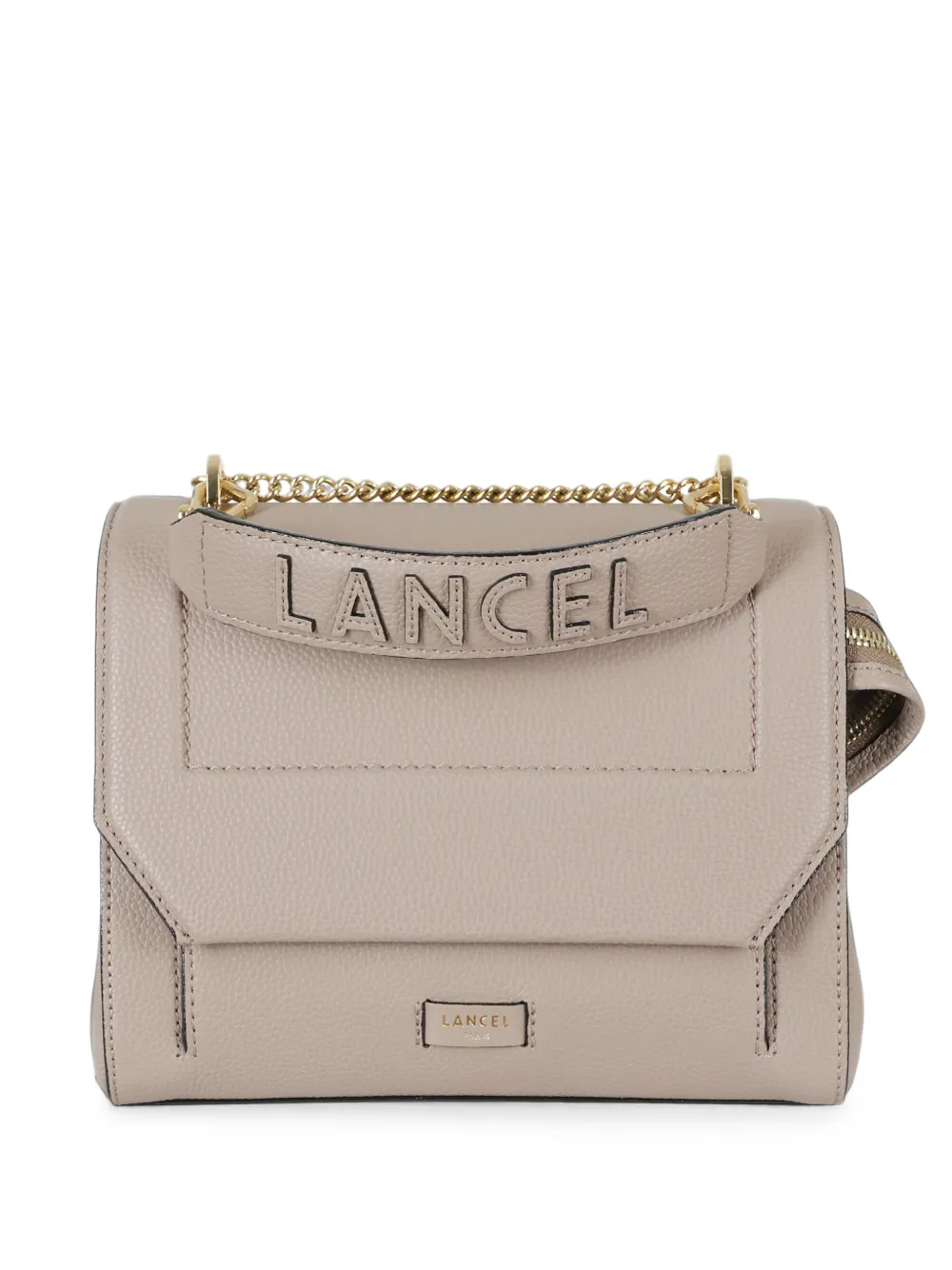 Lancel medium Ninon logo-plaque pebbled cross body bag