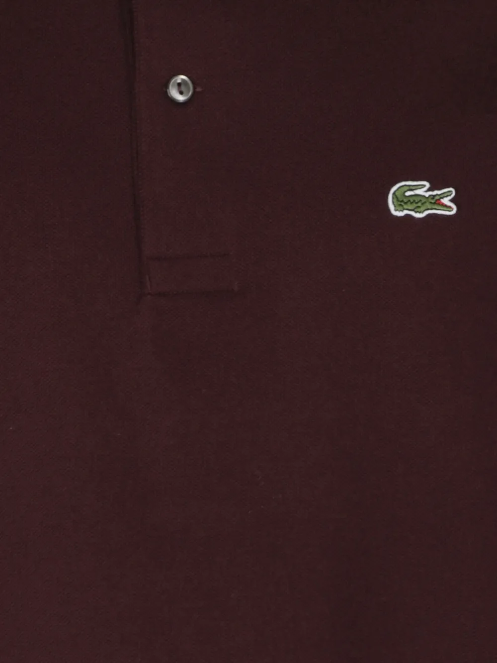 Lacoste Poloshirt met logopatch Rood