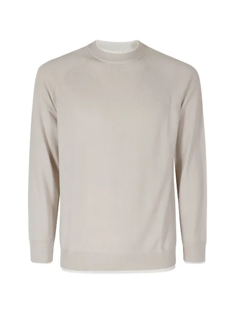Eleventy raglan-sleeve wool sweater
