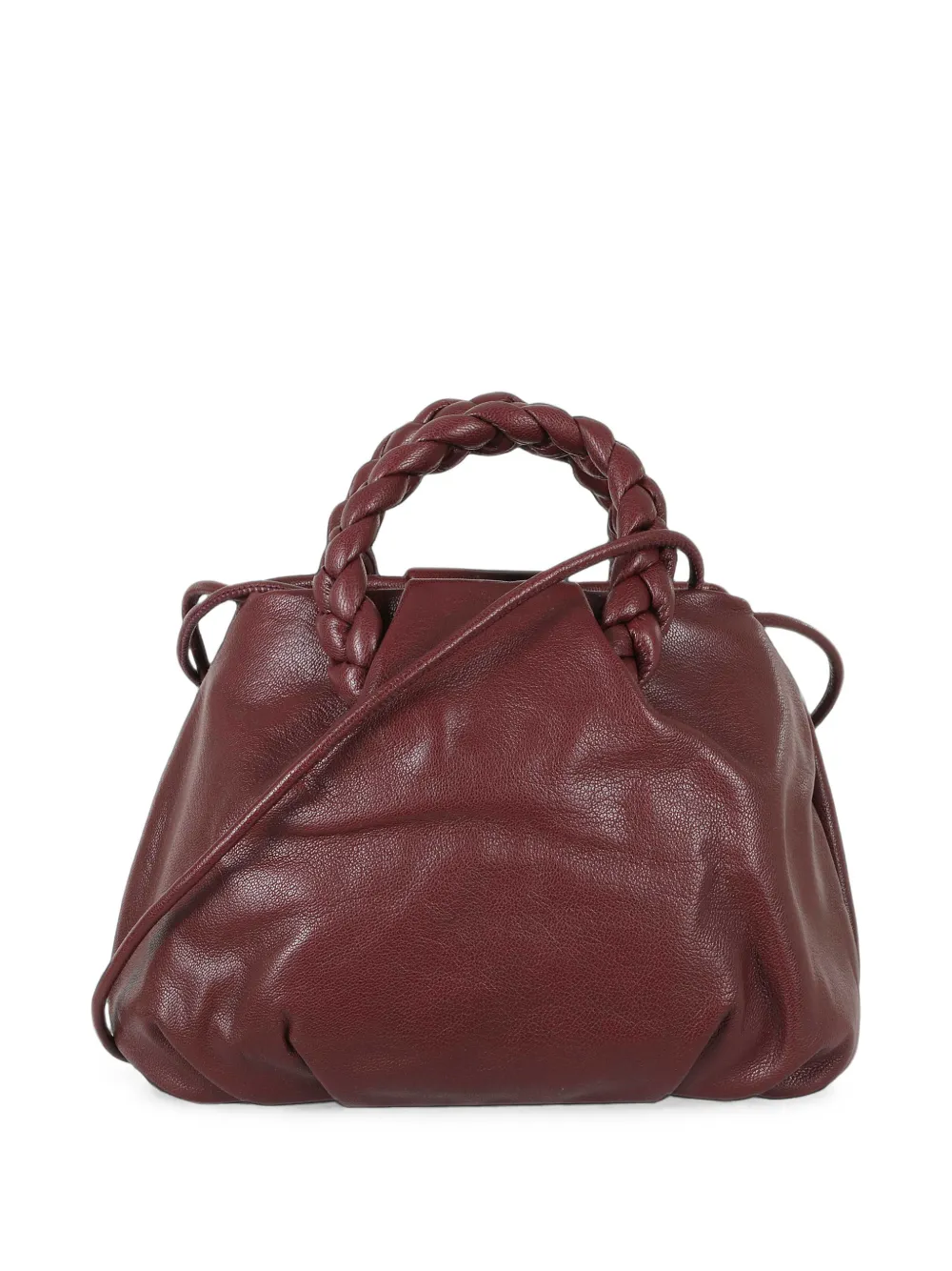 Hereu medium Bombon braided-handle handbag Rood