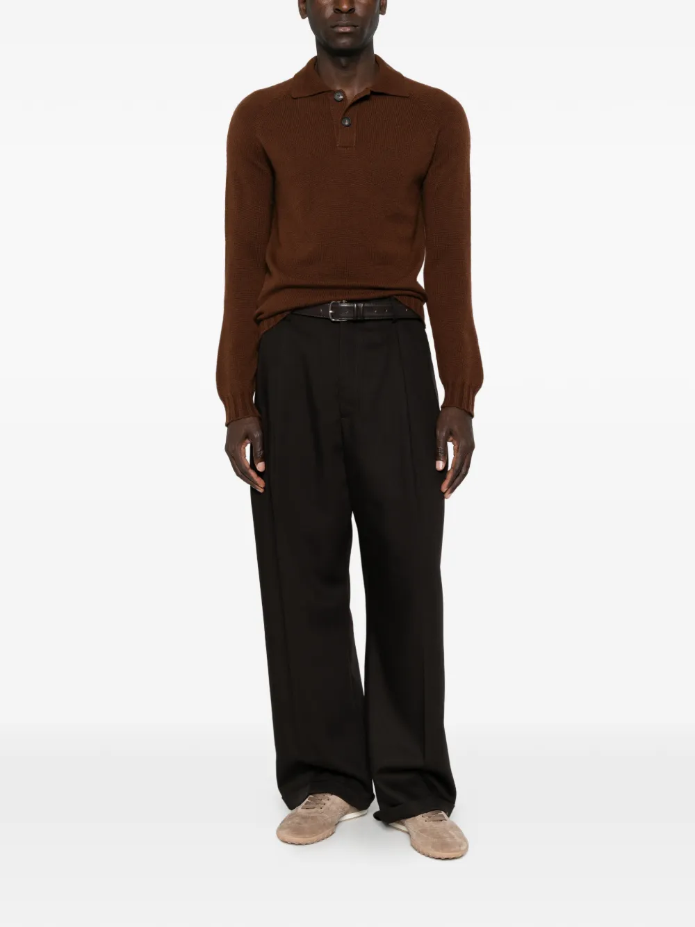 Tagliatore raglan-sleeves polo shirt Bruin