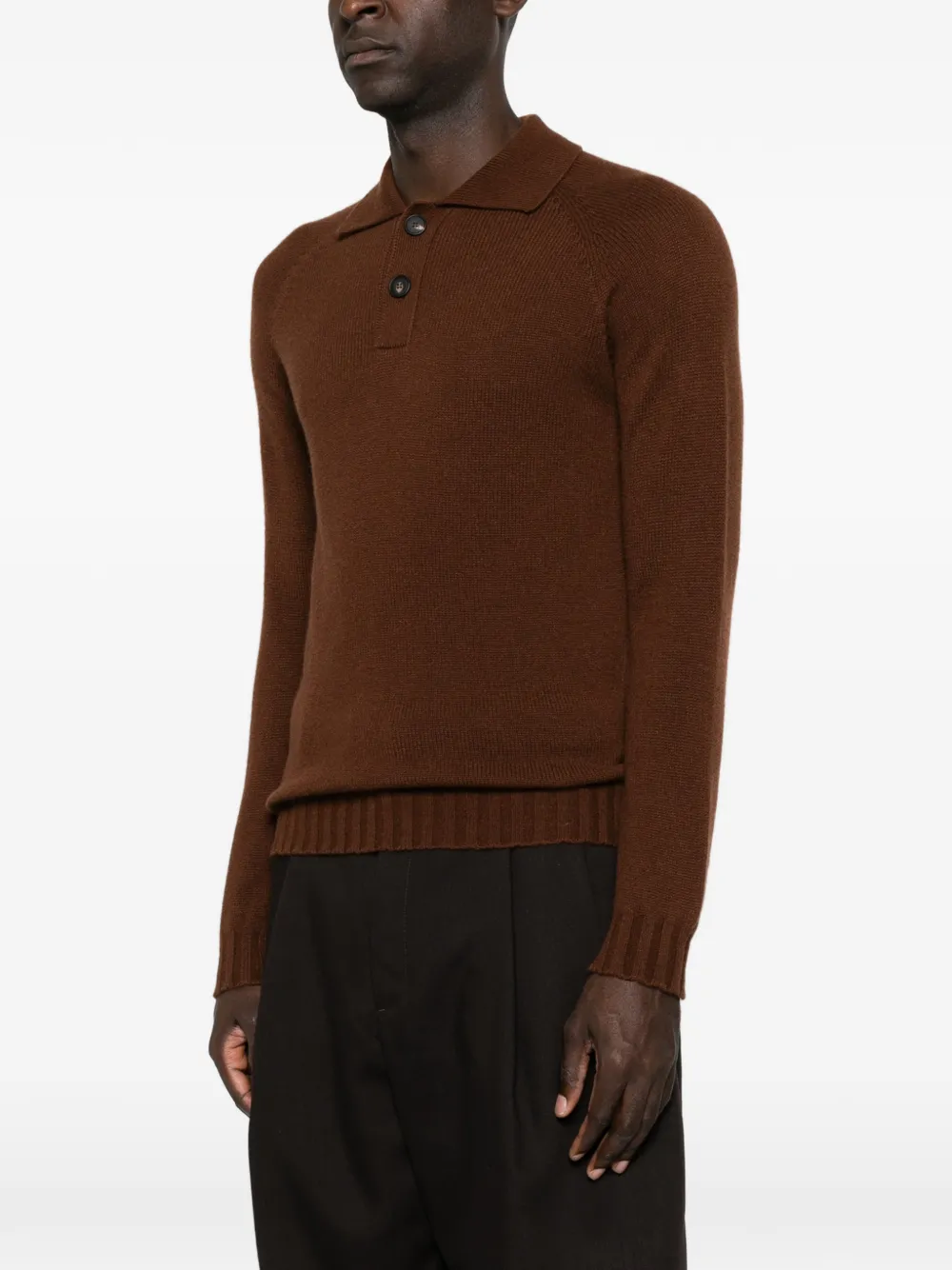 Tagliatore raglan-sleeves polo shirt Bruin
