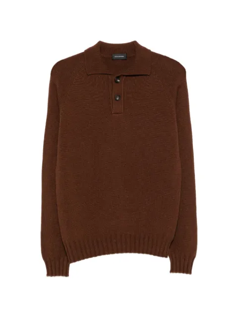 Tagliatore raglan-sleeves polo shirt