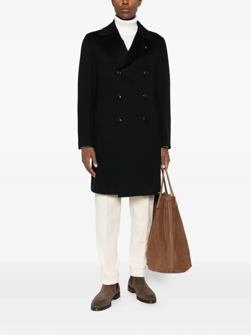 Tagliatore double-breasted coat Blauw