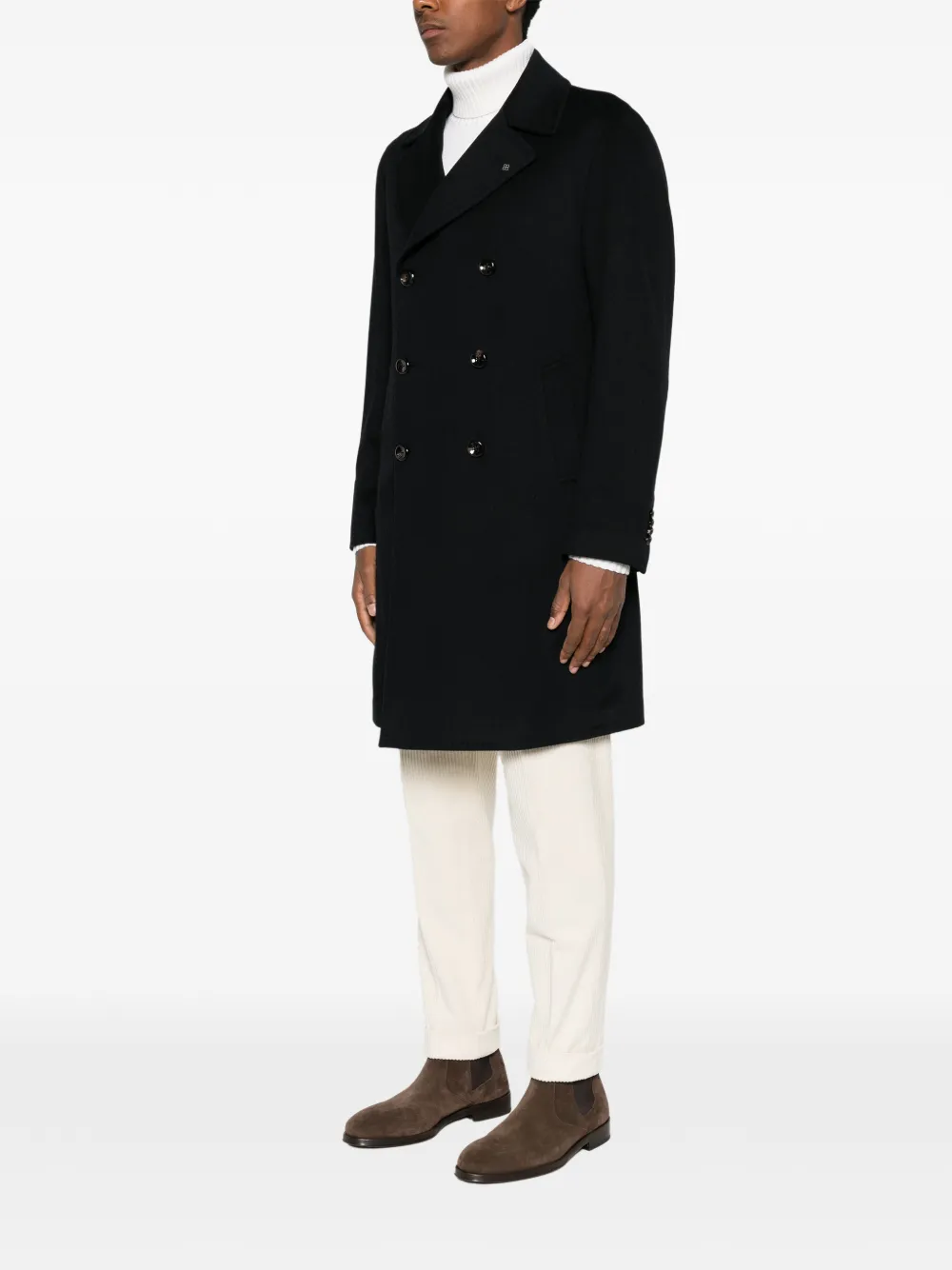 Tagliatore double-breasted coat Blauw