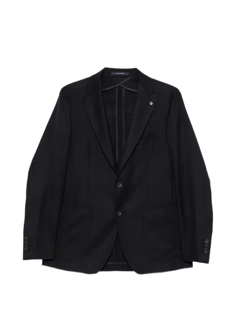 Tagliatore herringbone-weave blazer
