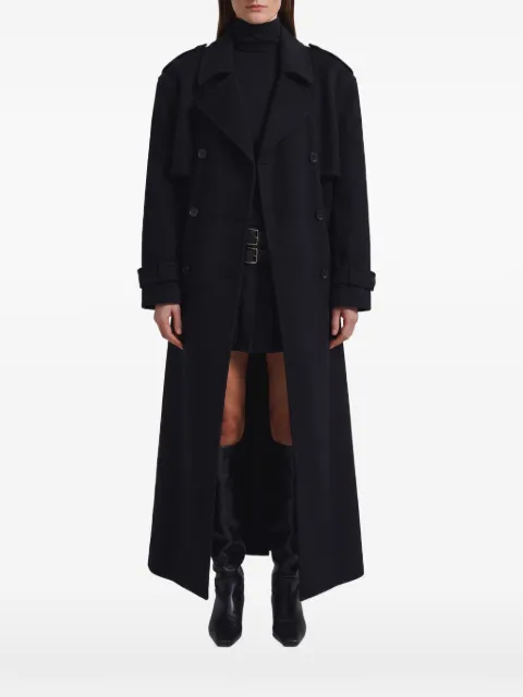 The Frankie Shop Nikola double-breasted trench coat