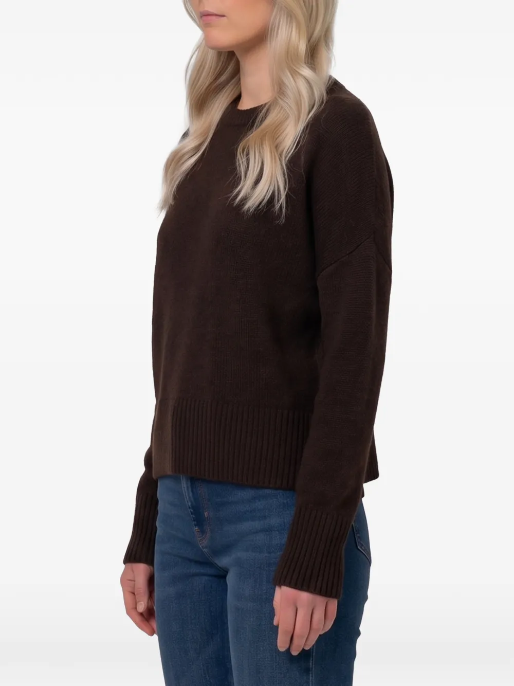 Lisa Yang Mila kasjmier trui Bruin