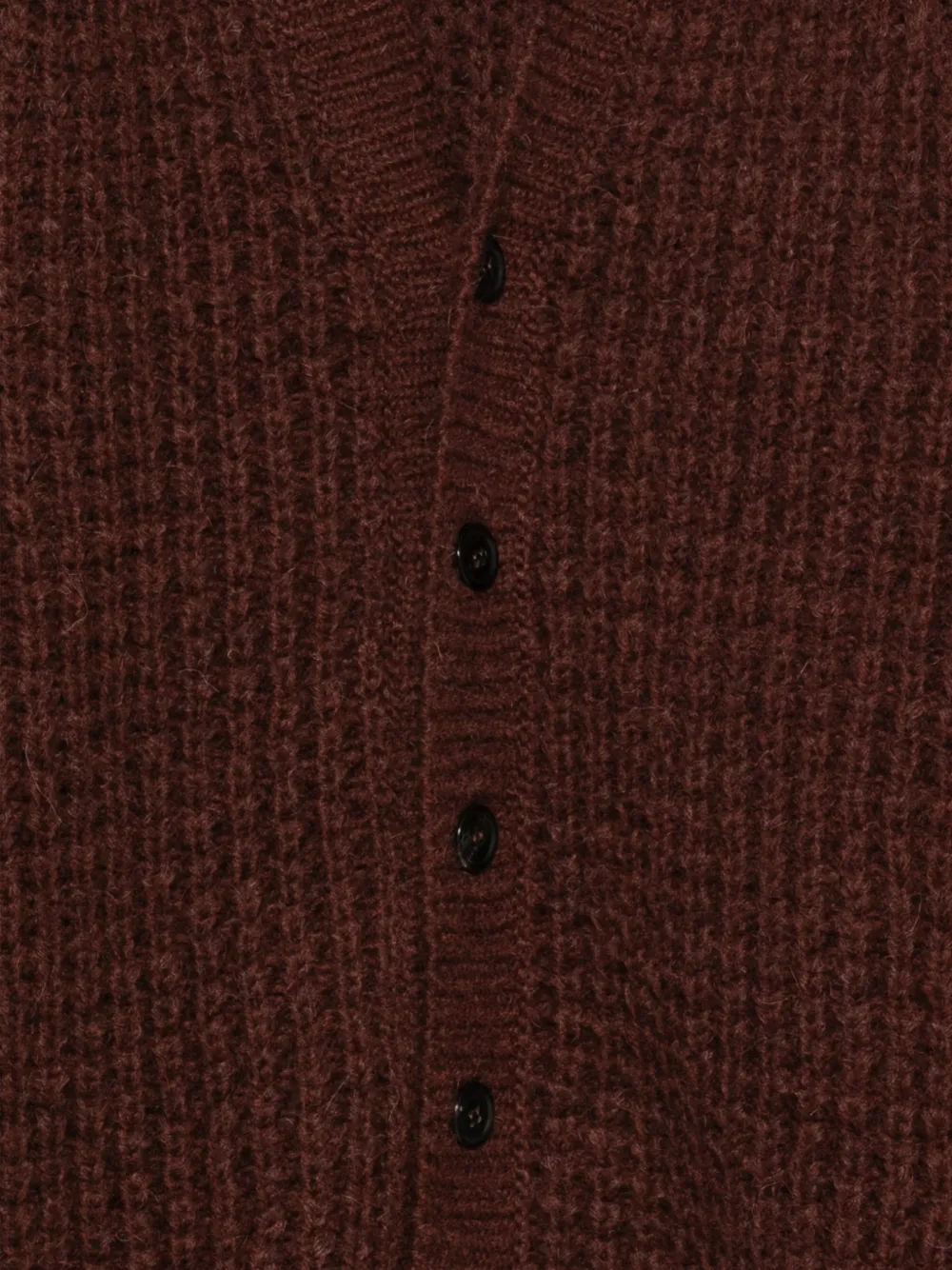Roberto Collina chunky-knit V-neck cardigan Bruin