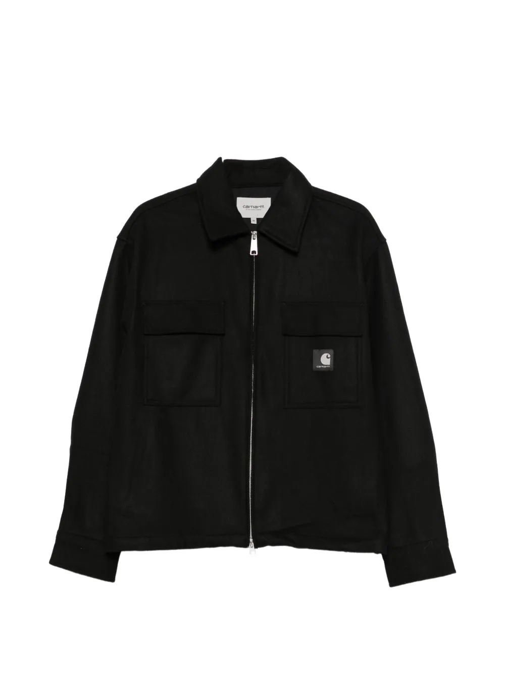 Carhartt WIP logo-patch zip-up jacket