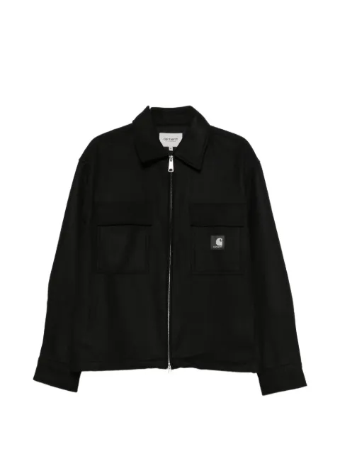 Carhartt WIP logo-patch zip-up jacket