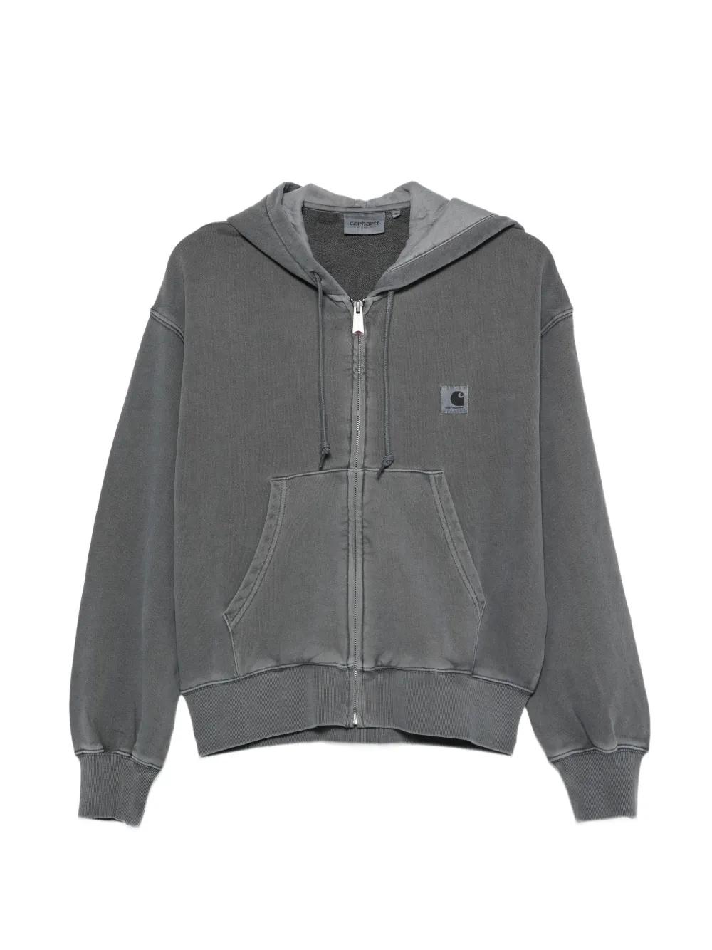Carhartt WIP Nelson Kapuzenjacke mit Logo-Patch - Grau