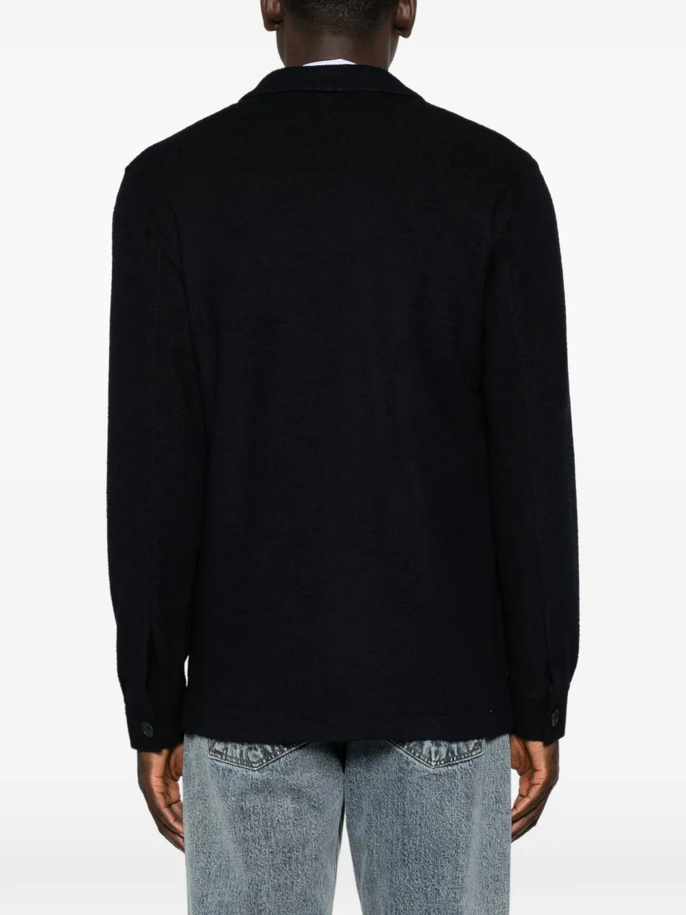 Tagliatore Jack met dubbele rij knopen en revers Blauw