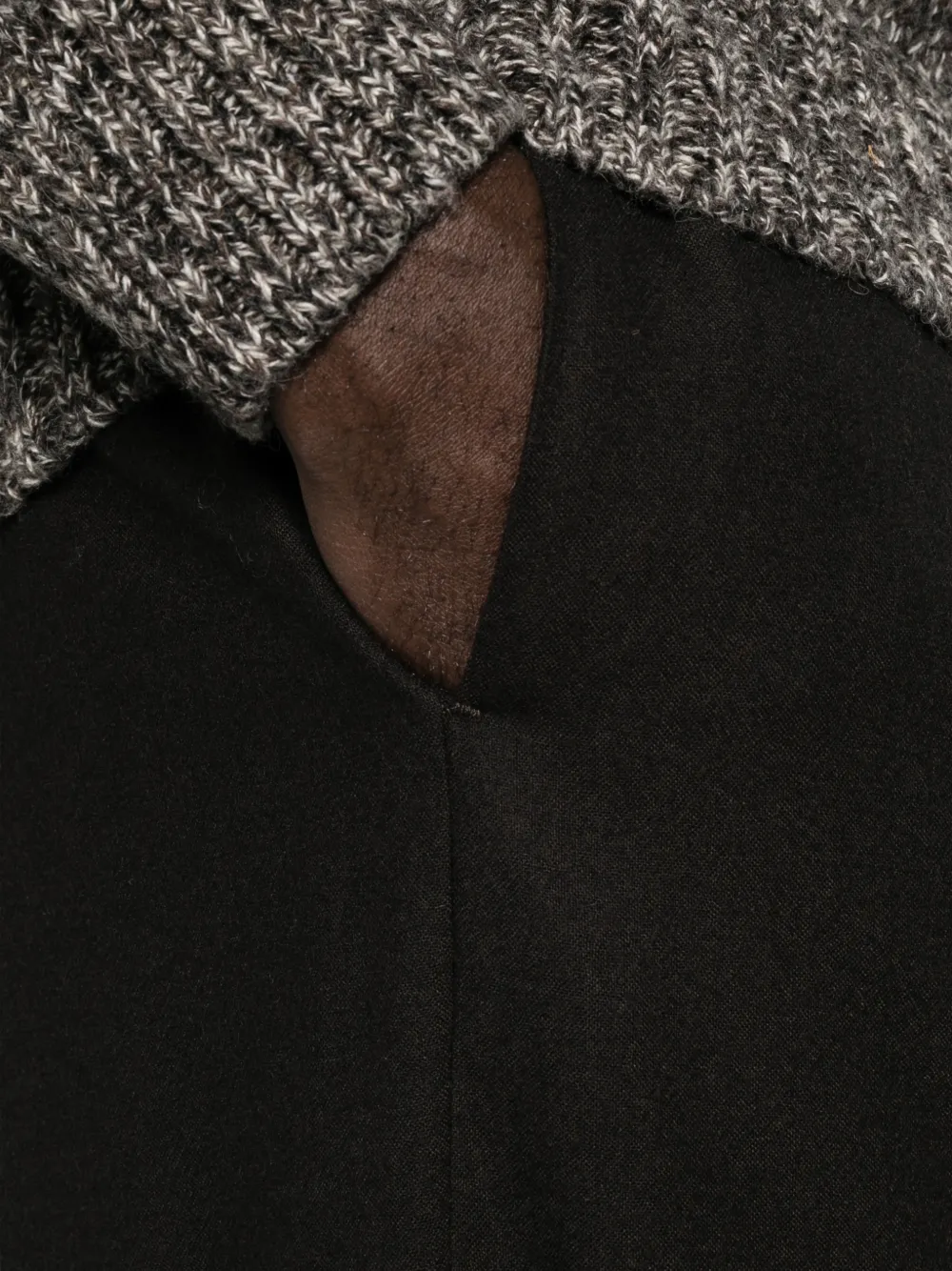 Tagliatore Broek met elastische tailleband Zwart