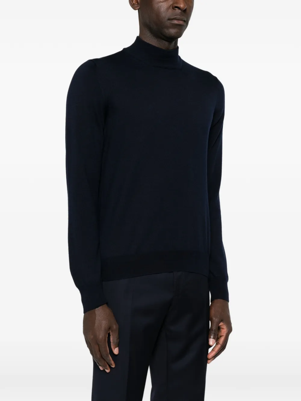 Tagliatore Lionel high-neck sweater Blauw