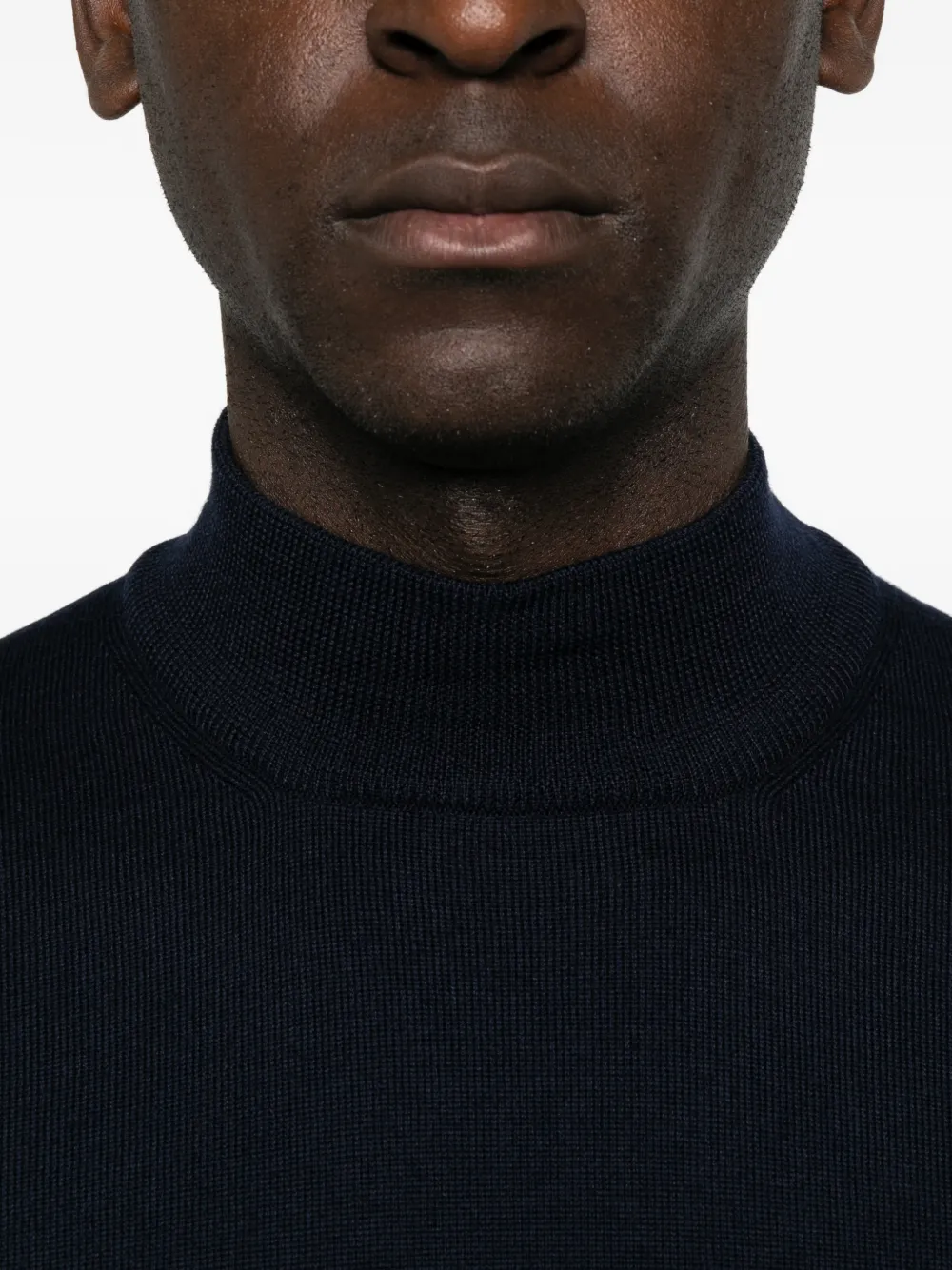 Tagliatore Lionel high-neck sweater Blauw
