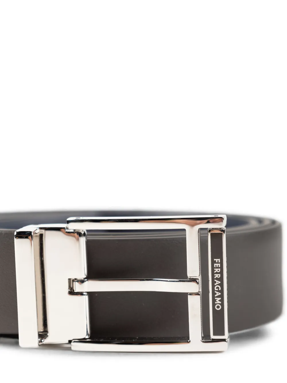 Ferragamo Leren riem Blauw