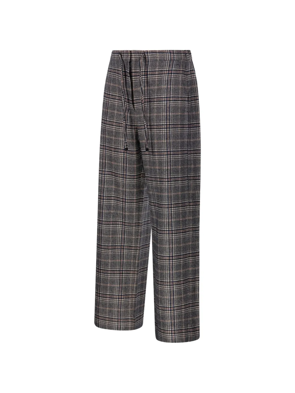 'S Max Mara Geruite broek Grijs