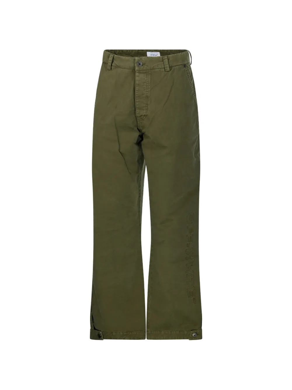 Off-White logo-embroidered carpenter trousers