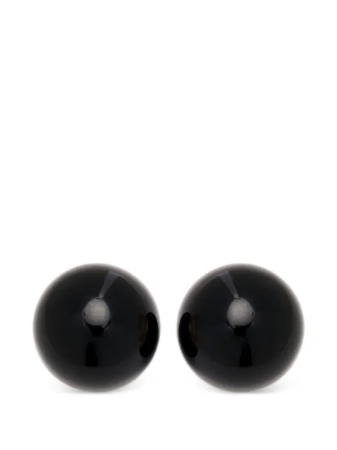 Carolina Herrera aretes de clip con esfera