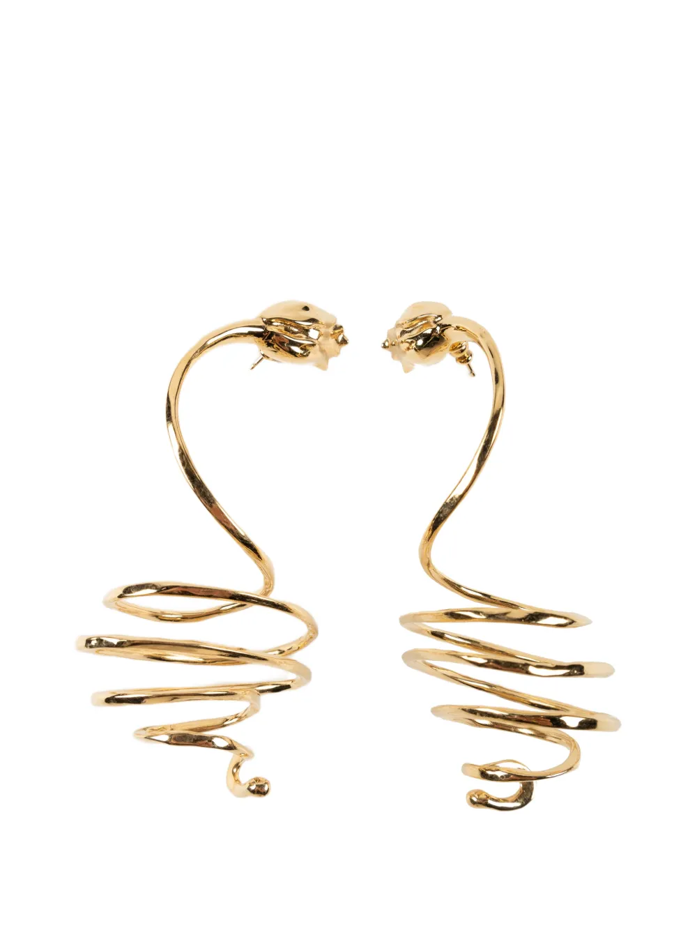 Chloé Tulip spiral earrings