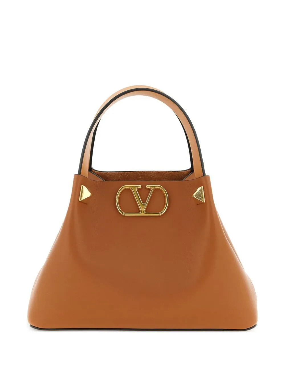Valentino Garavani small logo leather tote bag