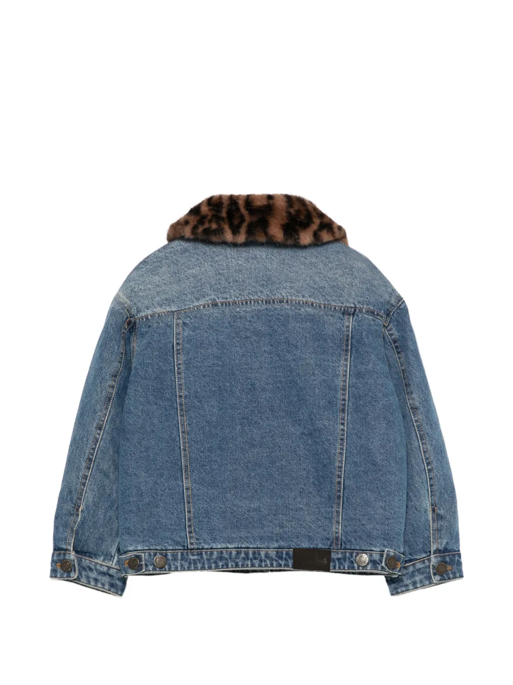 MC2 Saint Barth Kids Dailys denim jack Blauw