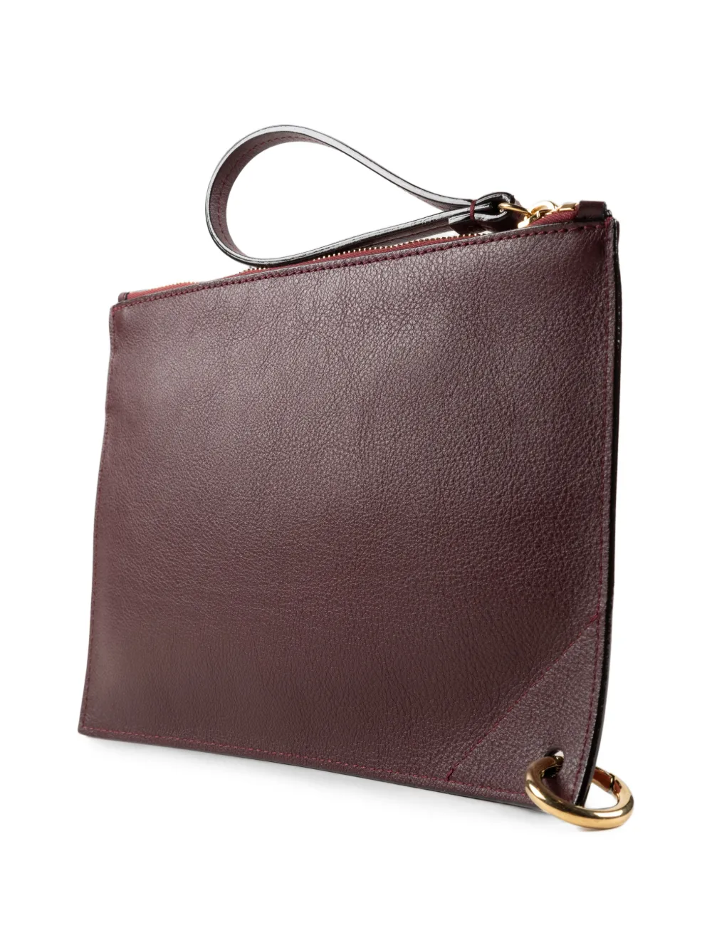 Chloé Clutch met logodetail Rood