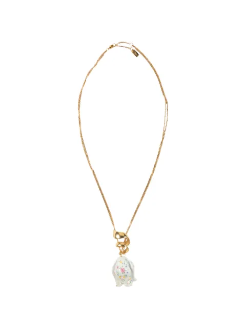Chloé floral-print pendant necklace