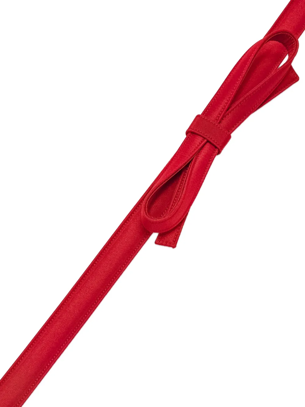Carolina Herrera Zijden riem met strik Rood