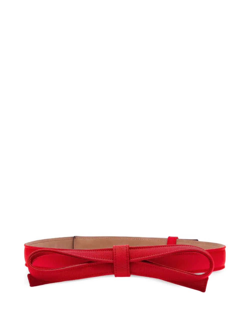 Carolina Herrera Cintura in seta con fiocco - Rosso