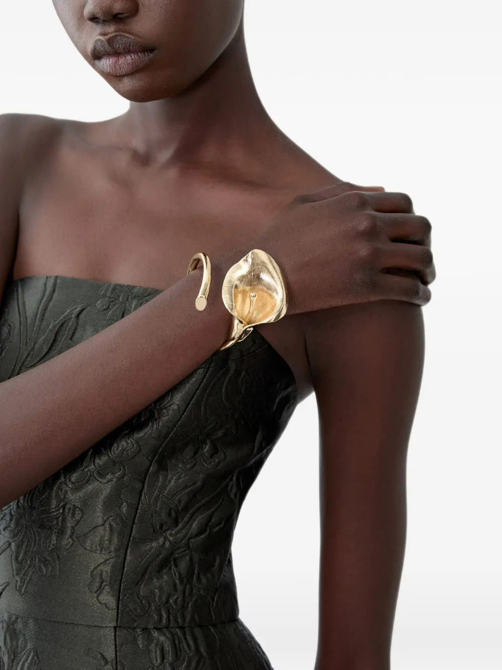 Carolina Herrera Calla Lily bracelet - Oro