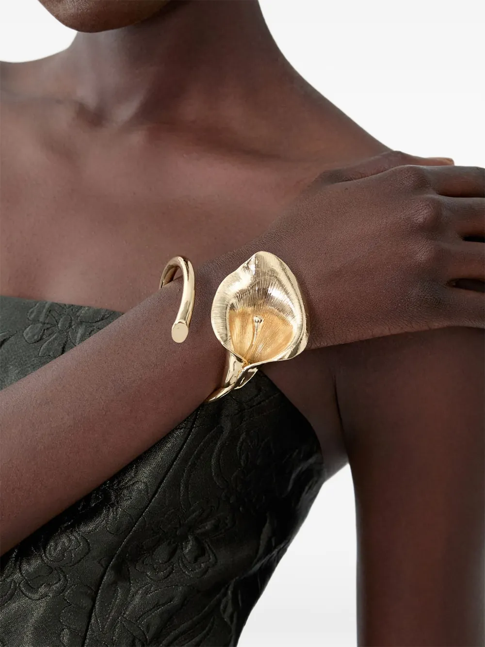 Carolina Herrera Calla Lily bracelet - Oro