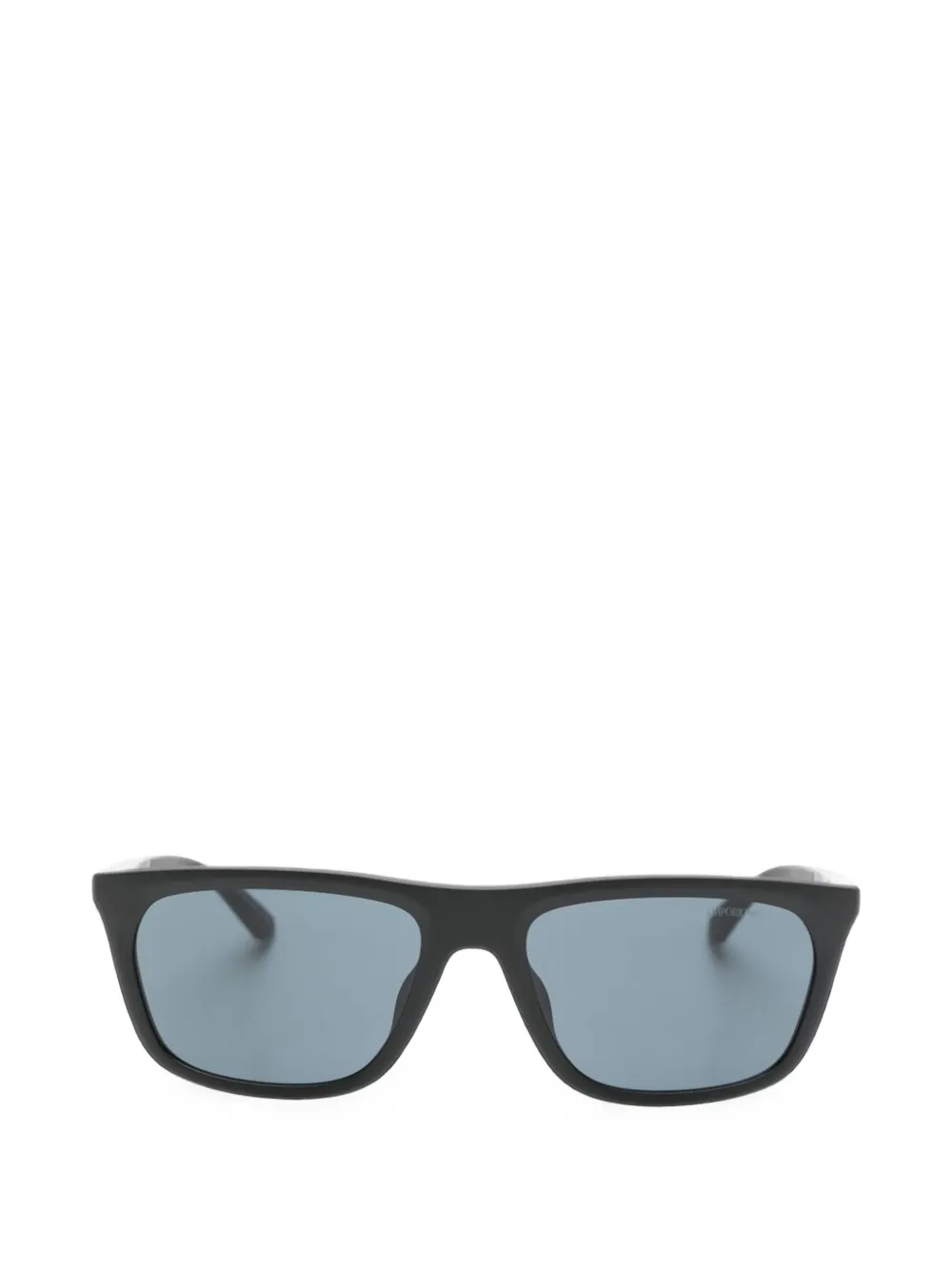 Emporio Armani Sonnenbrille mit eckigem Gestell - Schwarz