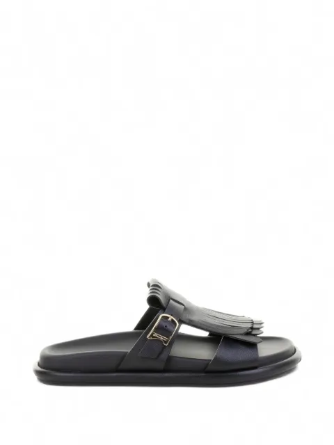 Santoni fringe-detail leather sandals