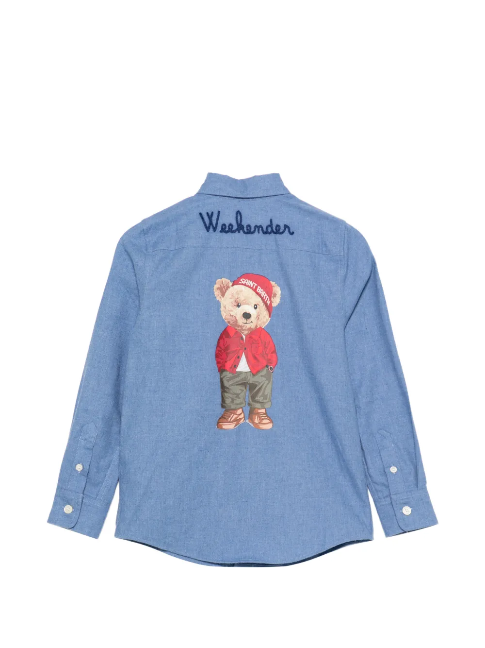 MC2 Saint Barth Kids Seefeld shirt Blauw