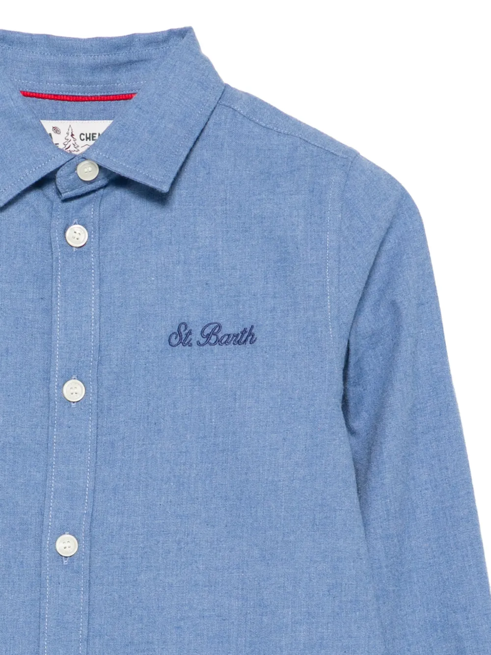 MC2 Saint Barth Kids Seefeld shirt Blauw
